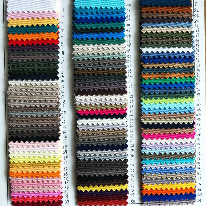 In-stock polyester-cotton pocket fabric with tc lining of 96*72 and dyed woven cotton blended fabric pic 9