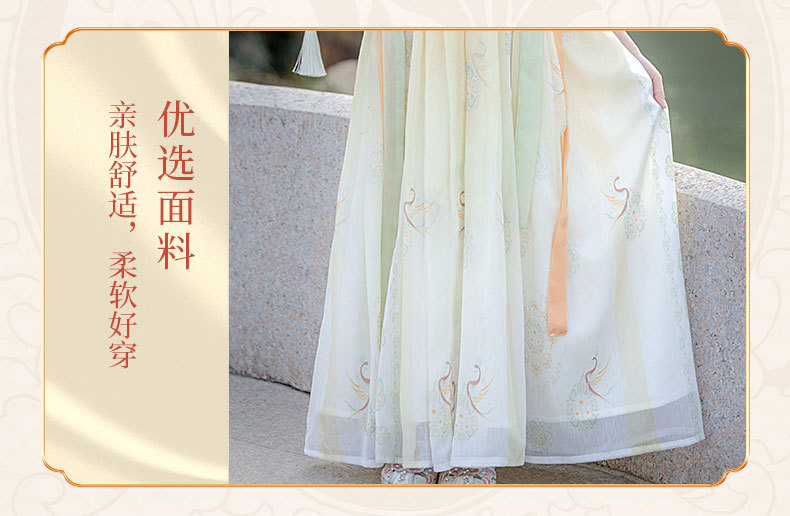 国潮女童汉服2025夏季新款儿童高端古装日常襦裙小女孩唐装连衣裙批发详情6