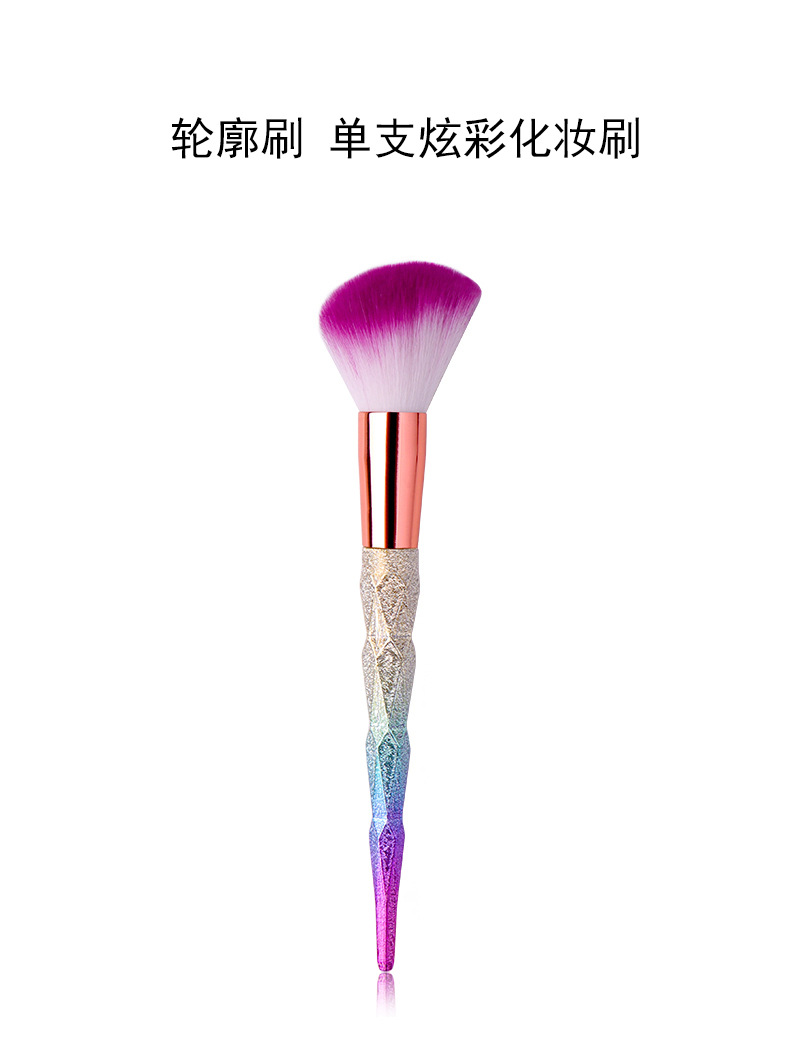 The manufacturer supplies the artificial fiber single unicorn contouring brush shanilak pic 2