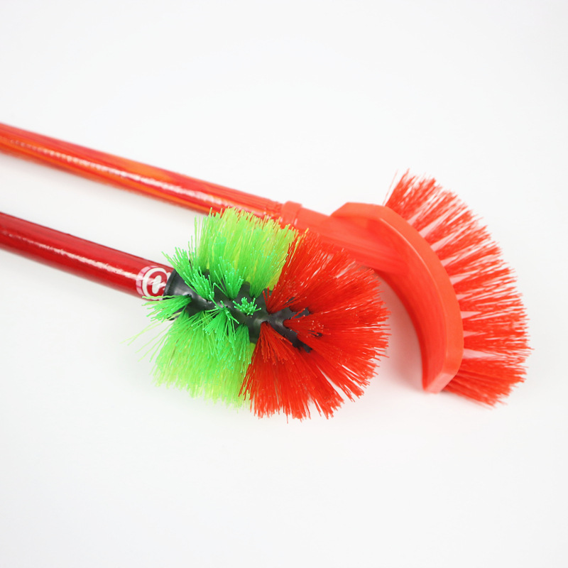 ok wooden handle toilet brush, round head and square head toilet brush, cleaning brush, Yiwu daily necessities cleaning tools pic 5