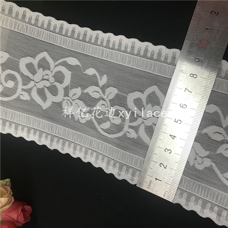 Wholesale of lace, lace curtains, lace clothing, lace elastic lace, water-soluble watermark lace fabric pic 8