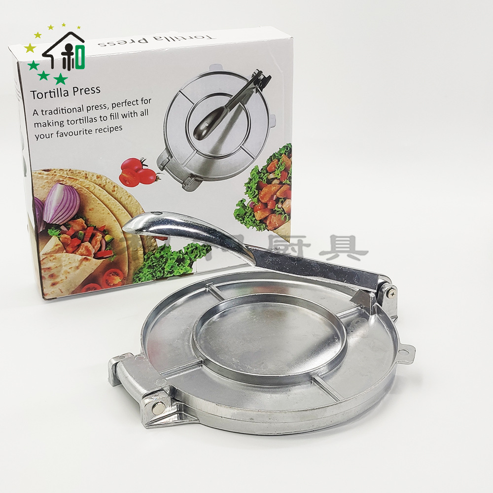 饺子皮压皮器铝合金手压式墨西哥压面机手动玉米面团定型机压饼机详情16