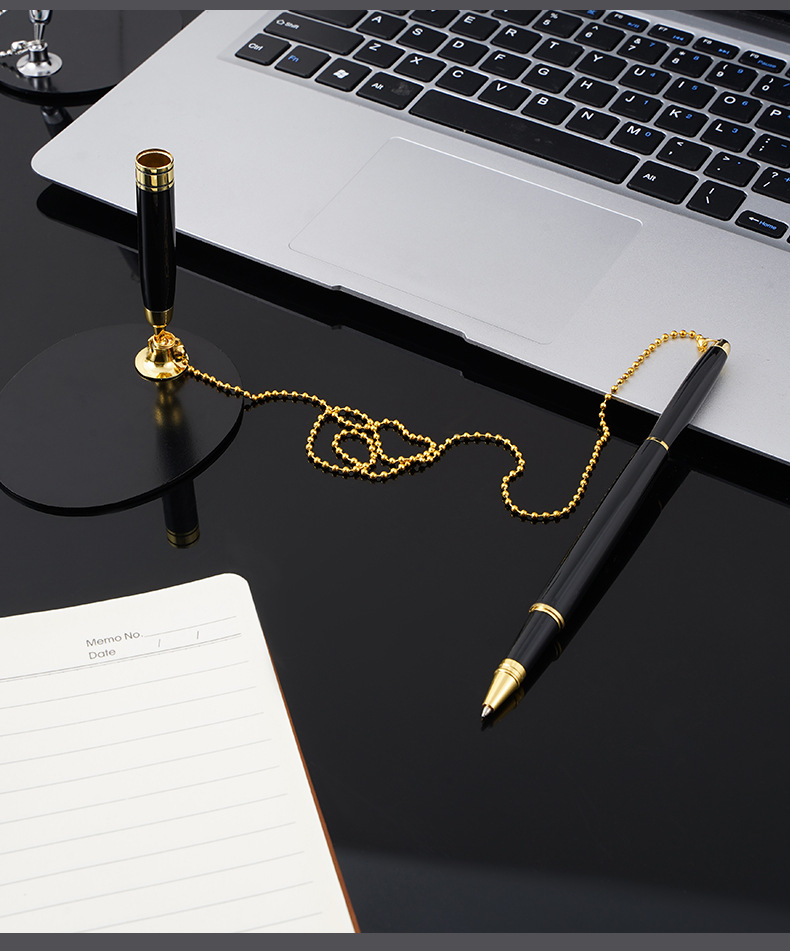 Wholesale metal chain pens, metal ballpoint pens, bank, hotel, advertising gift pens, signature pens from the manufacturer pic 13