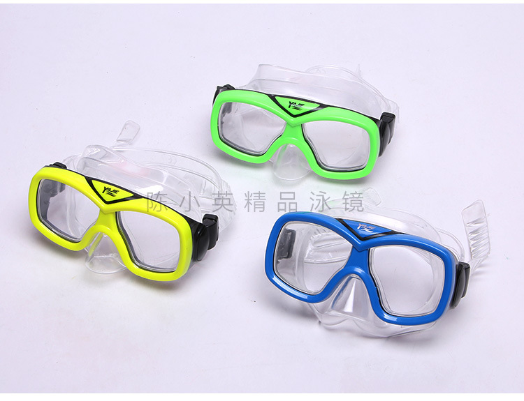 Factory direct sales of high-end pvc diving goggles for children, swimming and snorkeling two-piece sets, and diving equipment pic 4