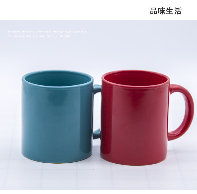 工厂批发马克杯印logo杯子二维码广告杯简约杯酒店杯子详情6