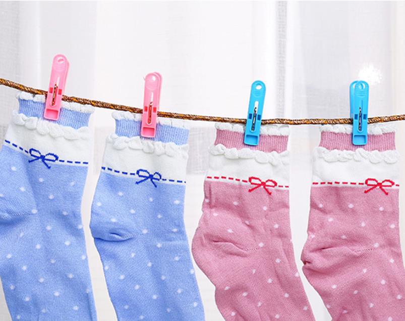 Sock drying clips, spring clips, windproof clothes drying clips, quilt drying clips, anti-slip plastic racks, 20 pieces each pic 18