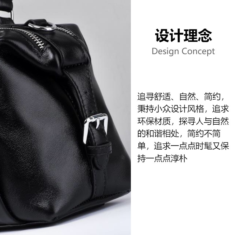 2024新款头层牛皮大容量女士手提包时尚休闲单肩包多功能斜挎包详情13