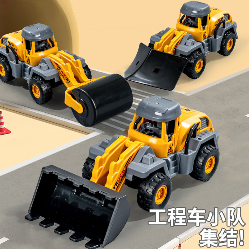 儿童仿真合金挖机工程车惯性前进男孩礼物宝宝挖掘机小孩玩具批发详情10