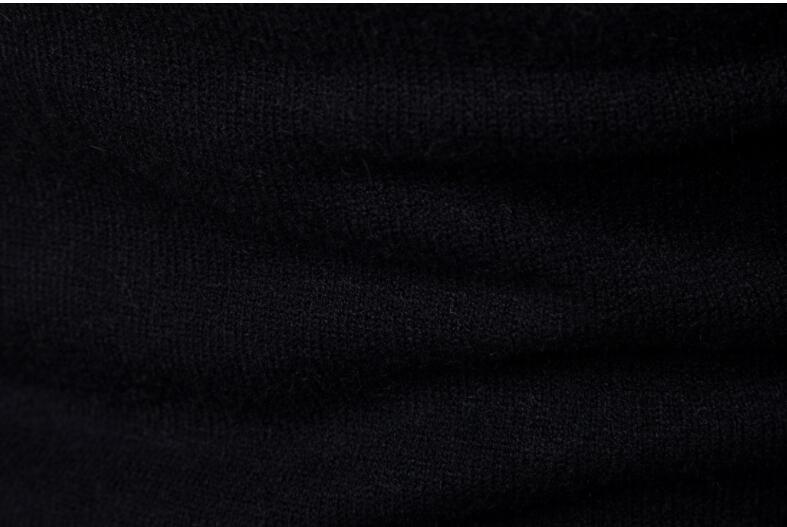 High-neck sweater for men, Korean-style slim-fit sweater, lapel woolen sweater for men, thick base knitted sweater for export pic 44