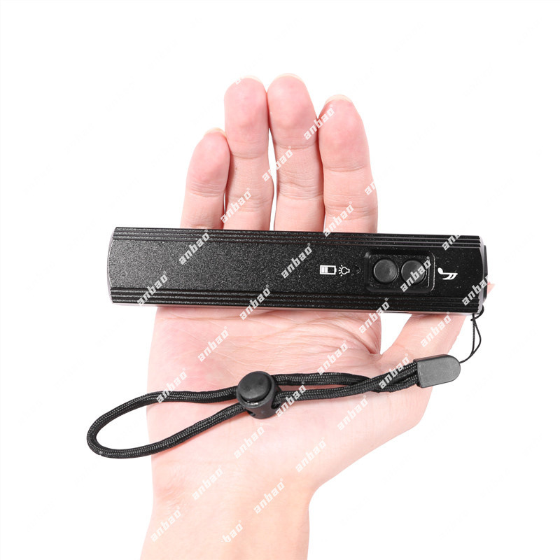 Cross-border charging, night-riding flashlight with sound, USB charging, aluminum alloy long-range flashlight pic 3