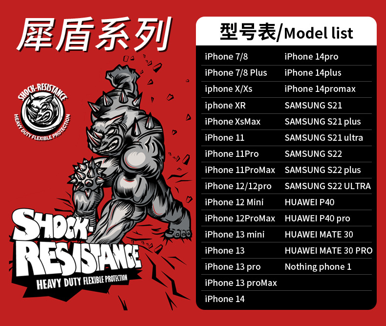 1.犀盾系列-转声孔防摔TPU