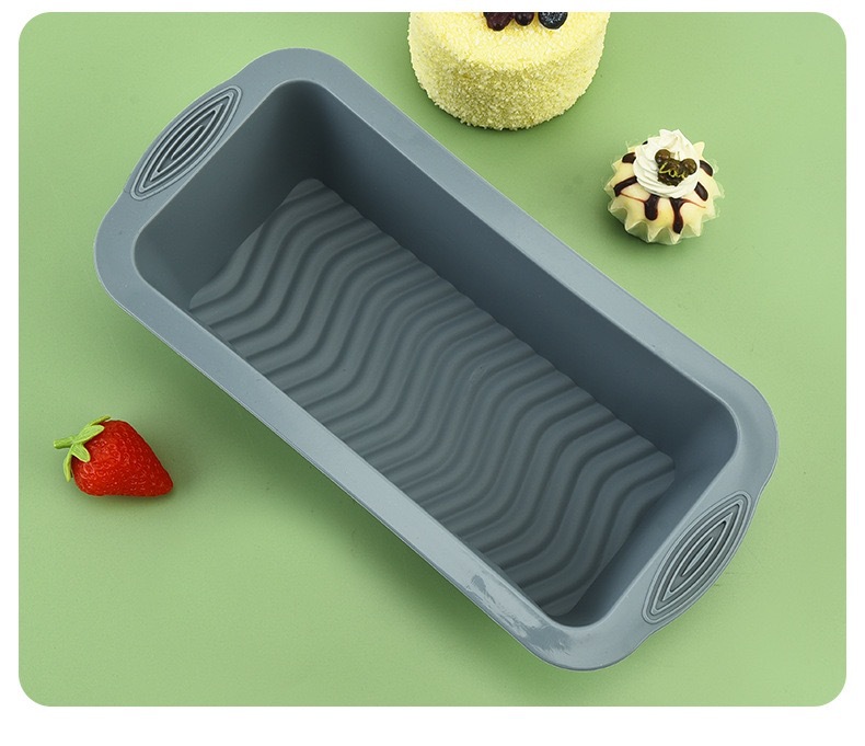 厂家现货 硅胶耐高温 长方形硅胶面包蛋糕模烘焙吐司模烘焙工具详情12