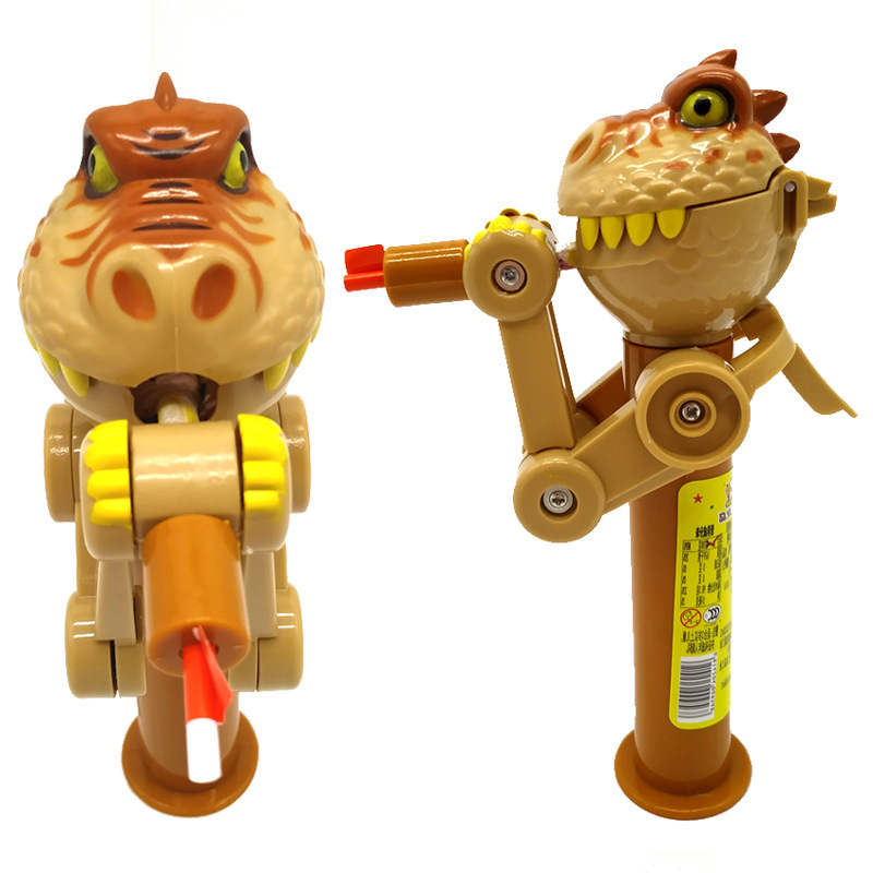 The dinosaur robot lollipop eating robot of the same style as Douyin pic 5