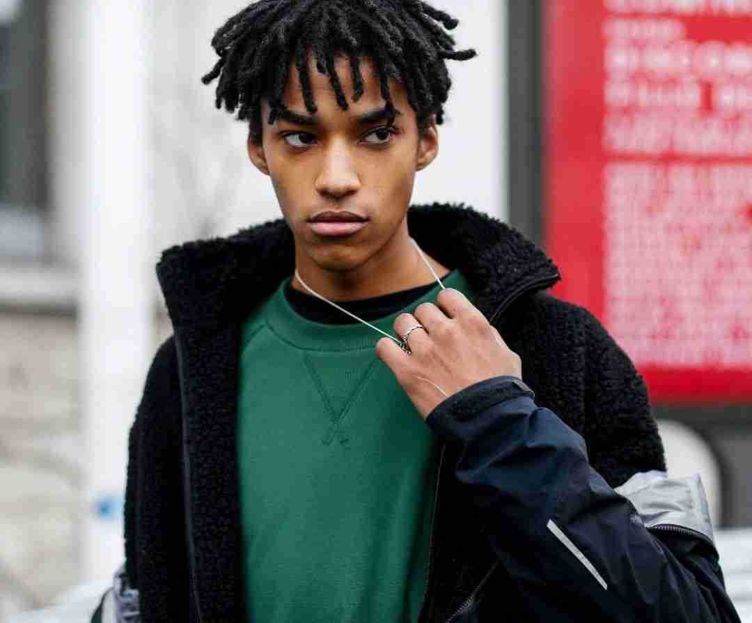 黑人脏辫假发片嘻哈歌手短发黑色假发套夸张造型实拍一件代发卡子详情7