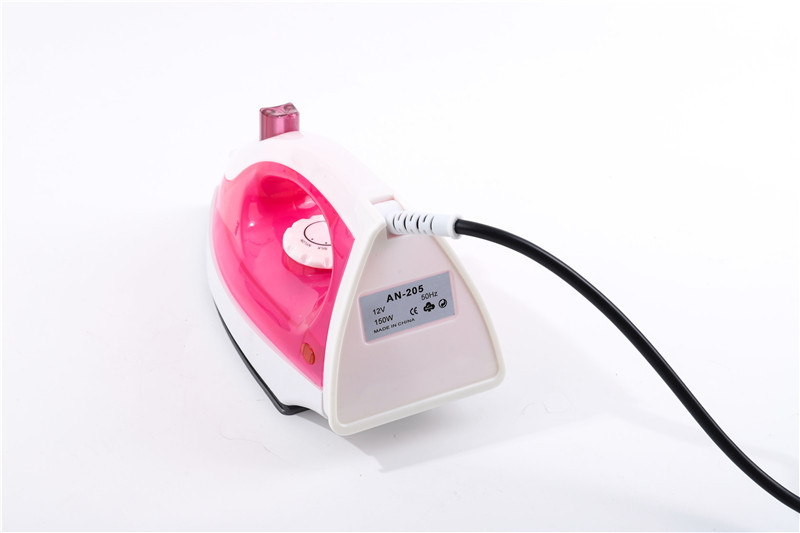 Dry Iron小家电挂烫机12V便携熨斗 接电瓶熨斗150W 外贸出口电熨详情7