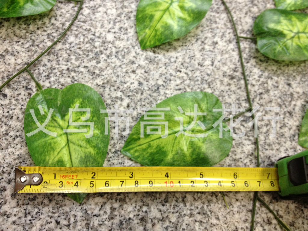 Artificial red maple leaf vine, ivy decorative vine, grape leaf vine manufacturer, ten-thousand-year green leaf vine pic 22