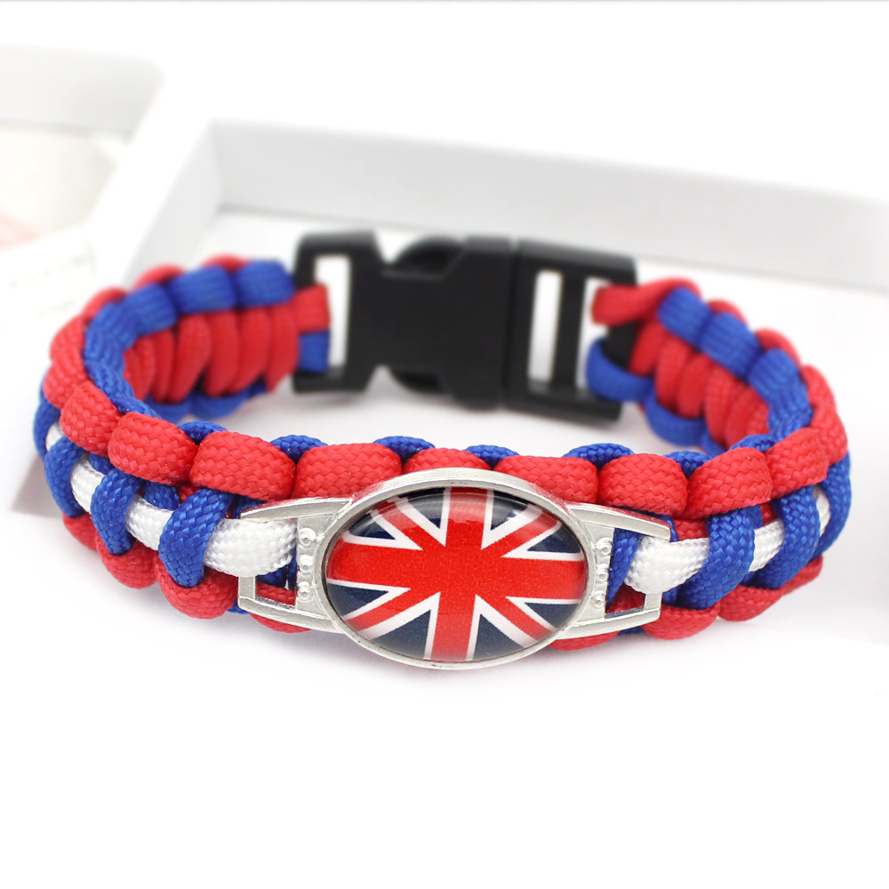 世界各国国旗手环 委内瑞拉 巴拉圭  国旗伞绳编织手链详情18