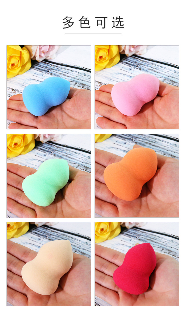 Hydrophilic gourd powder puff, makeup egg cushion, non-latex water drop powder puff, makeup brush, makeup sponge, beauty egg pic 11
