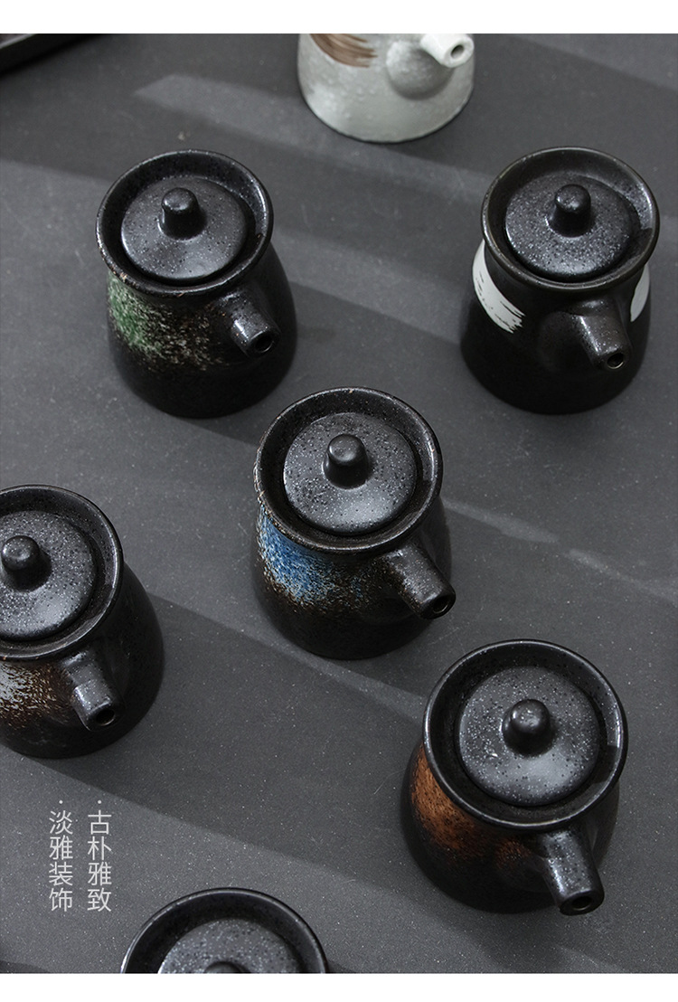 Ceramic seasoning bottles, soy sauce bottles, vinegar jars, chili bottles, restaurant tableware, household creative Japanese sushi restaurant tableware pic 8