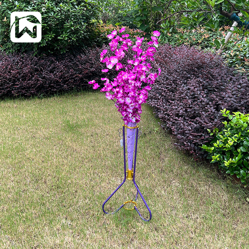 Direct sales manufacturer cross-border wedding and wedding scene wedding baskets, iron baskets, flower baskets, wedding flower stands, welcome baskets, aisle flower baskets pic 14