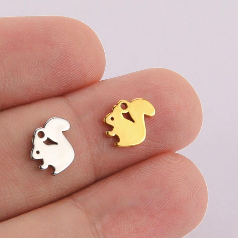 Stainless steel jewelry making, planet crowns, star small ornaments, pendants, bracelets, necklaces, DIY accessories, wholesale in stock pic 5