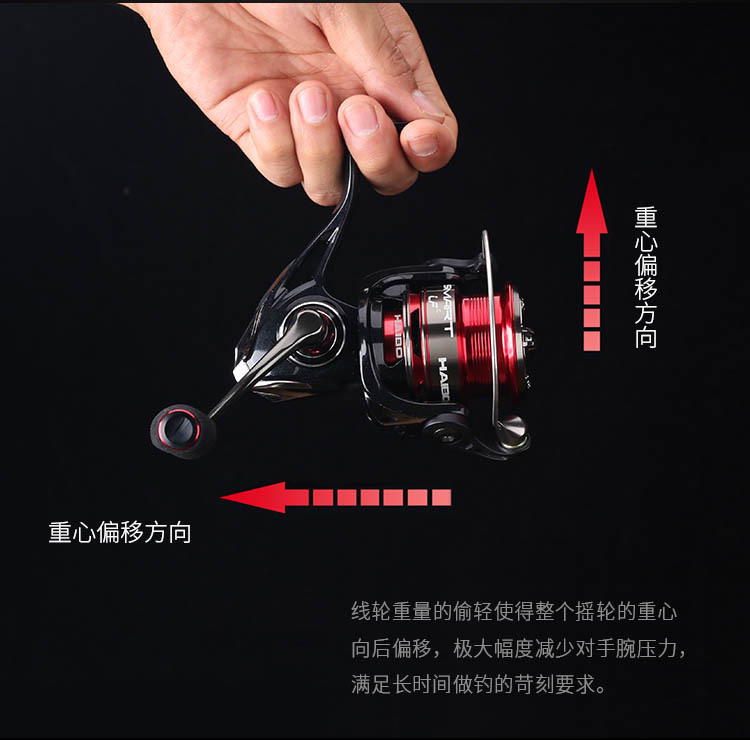 Haibo SMART LFC Luya wheel Carbon fiber bevel spinning wheel freshwater sea fishing long-distance casting lightweight fishing line wheel pic 5