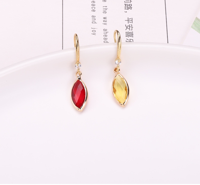 马眼铜包边水晶玻璃吊坠diy饰品配件双吊连接耳321312环发簪制作材料详情13