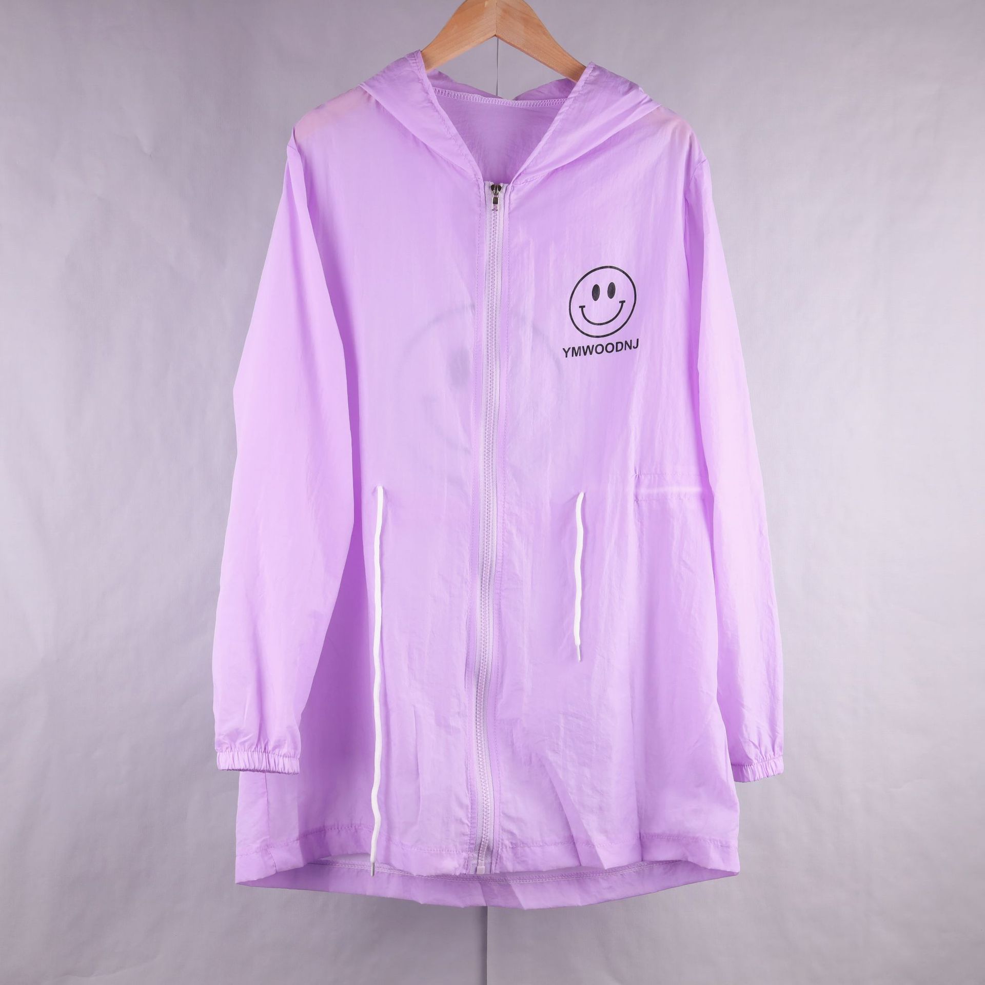 Long smiling face sun-protective clothing for girls, 2022 summer sun-protective clothing for girls, student uniform, Korean style, thin and loose mesh jacket pic 9