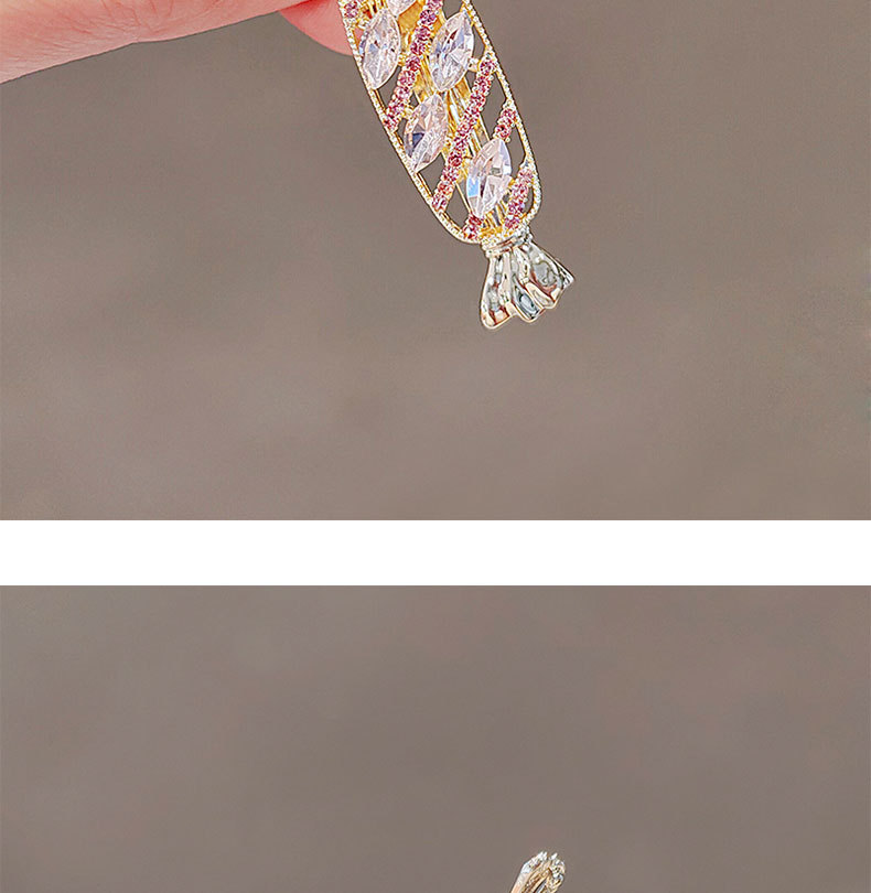 可爱粉色糖果发夹刘海少女侧边顶夹鸭嘴夹发卡夹子头饰详情7