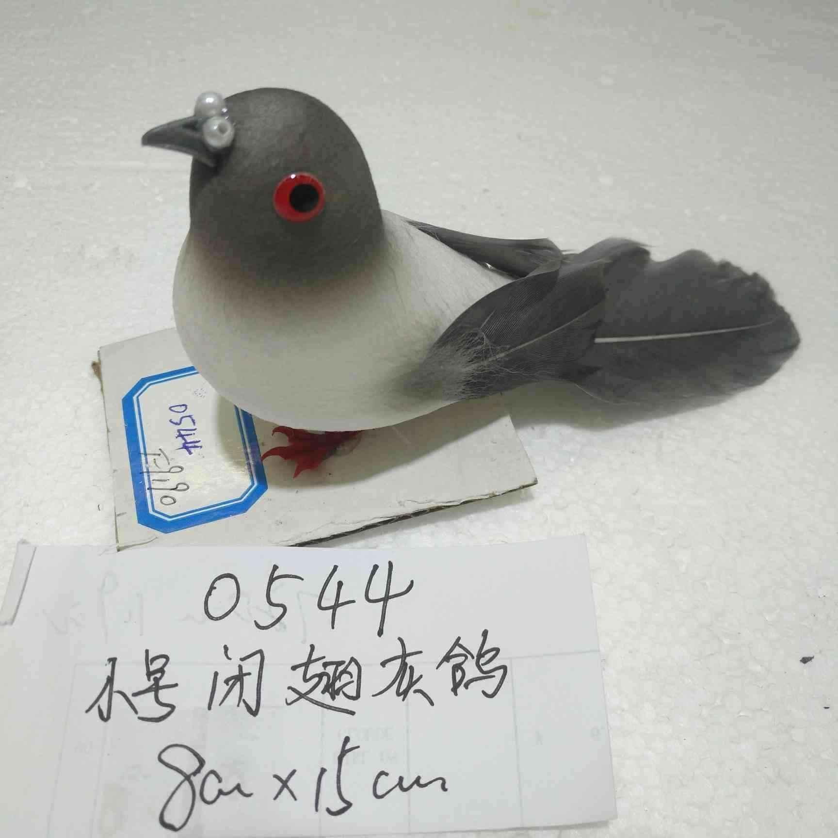 2023年新款灰色飞鸽灰色闭翅飞鸽复活节场景通用可爱逼真畅销详情2