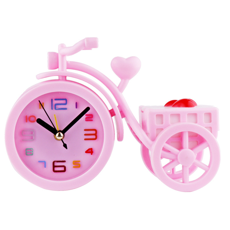 闹钟开学季学生时钟学生闹钟 儿童闹钟小闹钟卡通台钟源头工厂详情3