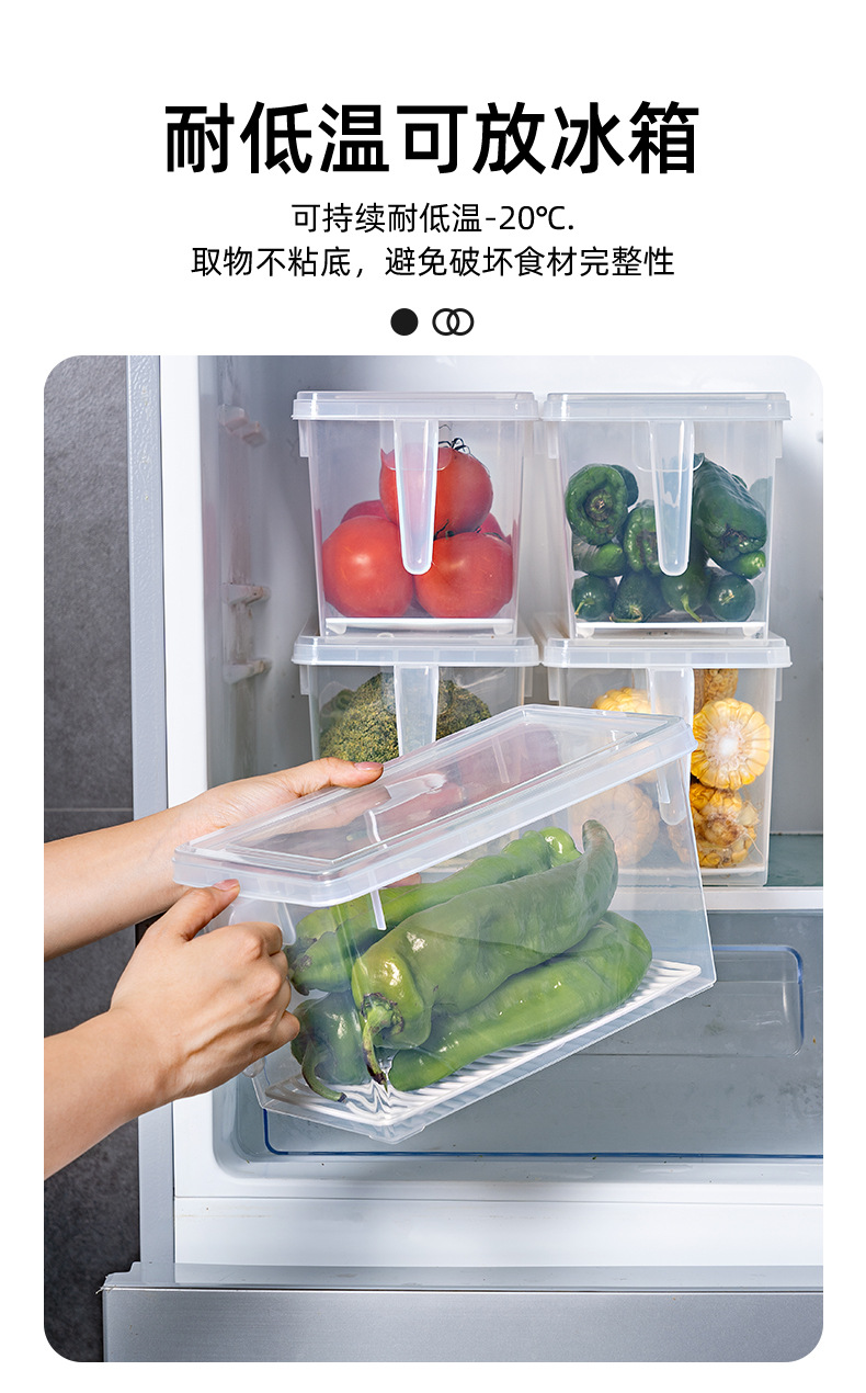 Большая коробка для хранения продуктов, коробка для сбора холодильников, коробка для хранения овощей, битума и битума pic 5