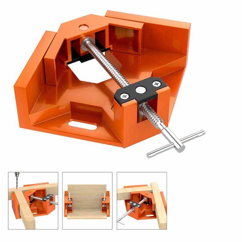 90-degree aluminum alloy single handle woodworking right-angle clamp, Angle clamp, woodworking tools, woodworking clamp pic 10