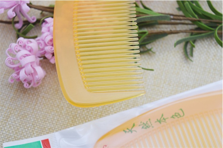 Anti-static thickened, unbreakable ox tendon comb, ox horn comb, beauty and hair care comb, anti-hair loss massage comb pic 14