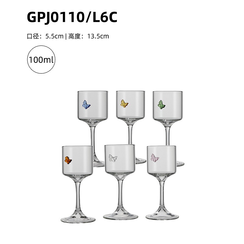 Wholesale cross-border red wine glasses, goblets, champagne glasses, crystal Burgundy wine glasses, and logo printing for manufacturers pic 25