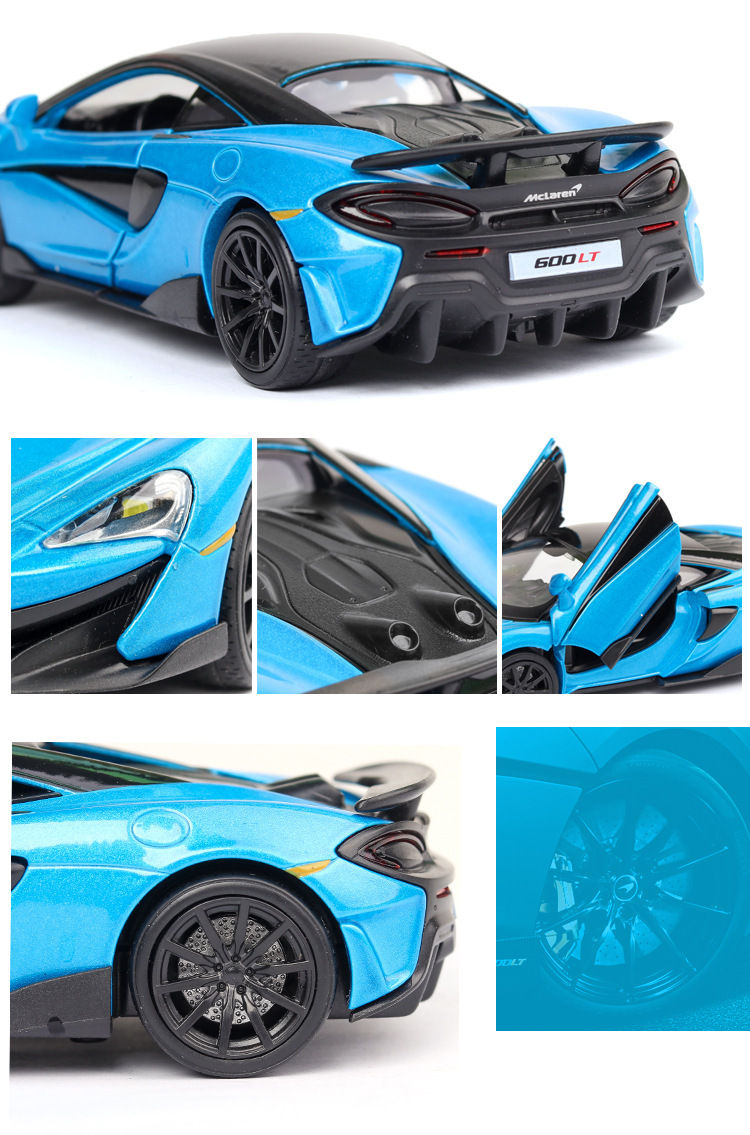 (коробки) имитация 1-32 mclaren 600LT с акустическим светом открывает двери для детских спортивных автомобилей pic 7