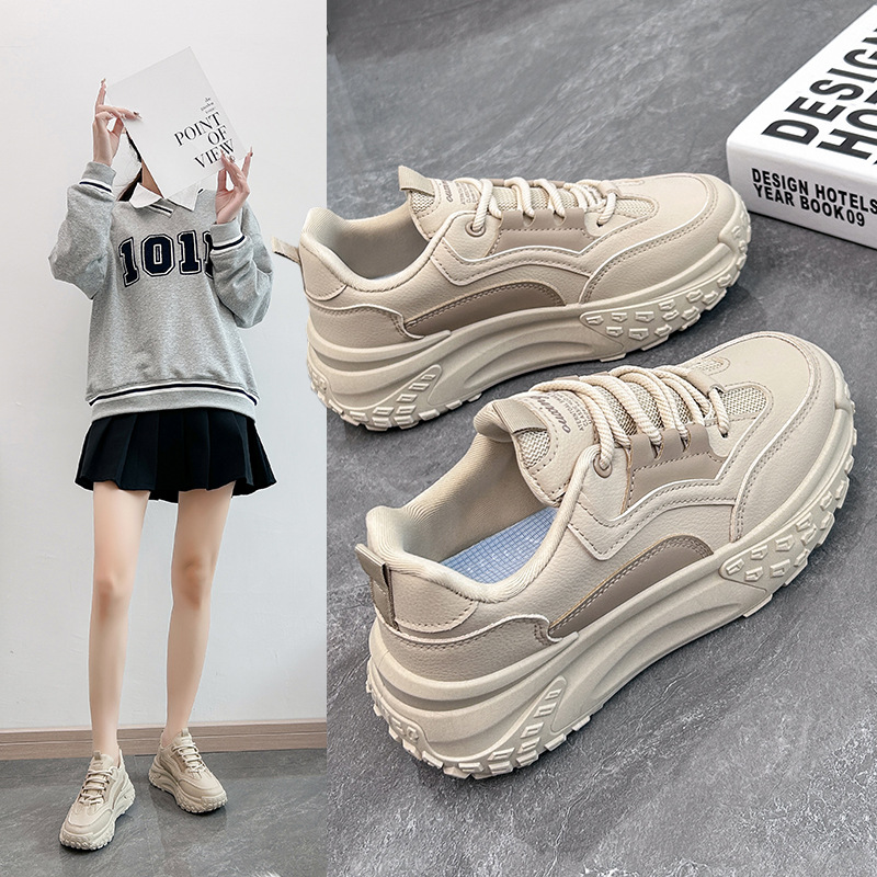 ins韩版阿甘鞋女2023秋季新款学生跑步运动老爹鞋增高休闲FD6686详情28