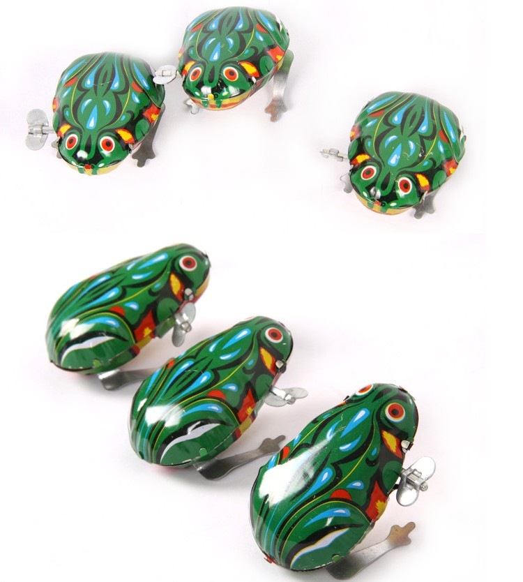 厂家 铁皮青蛙跳跳蛙发条儿童宝宝玩具经典80后热卖玩具批发地摊详情3