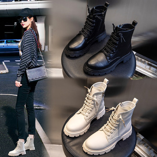 2022新款真皮女鞋运动百搭单鞋女士秋季小白鞋女休闲平底德训鞋潮详情9