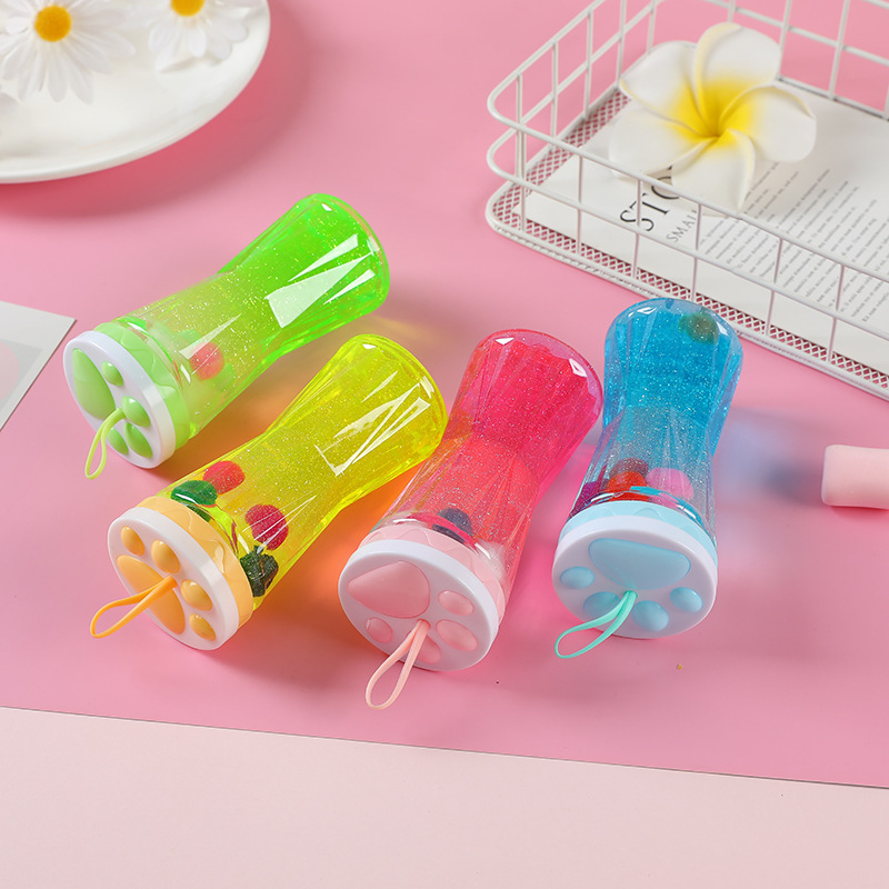 跨境整人鼻涕泥手提透明猫爪水晶泥七彩史莱姆起泡胶彩泥泥质玩具套装1详情1