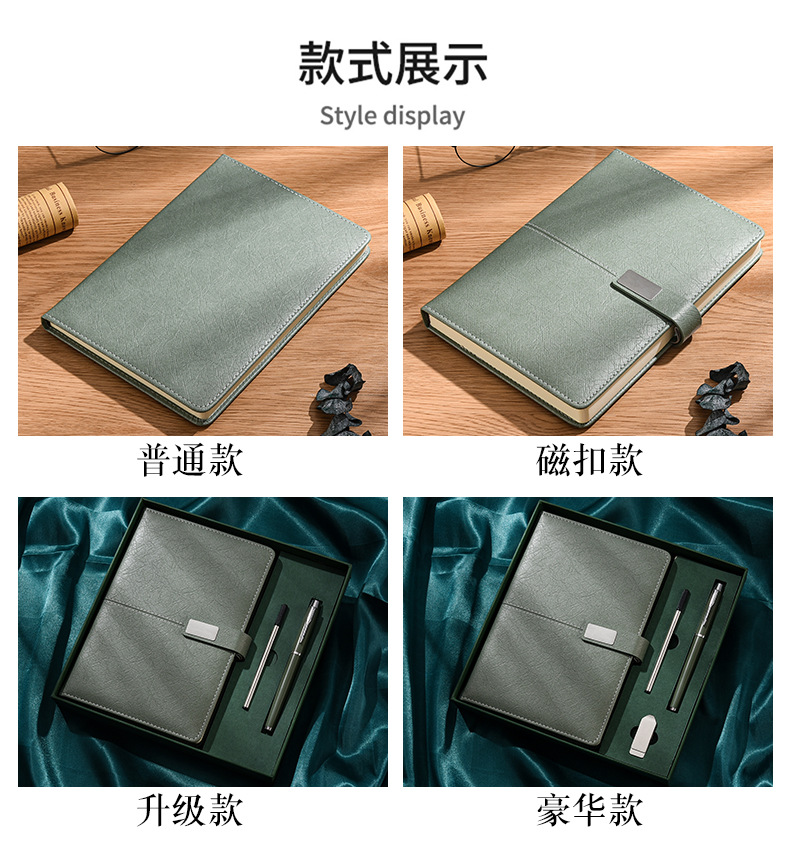 Customized A5 business notebook gift box set, high-end office notebook with high appearance level, as a gift for corporate year-end parties pic 21