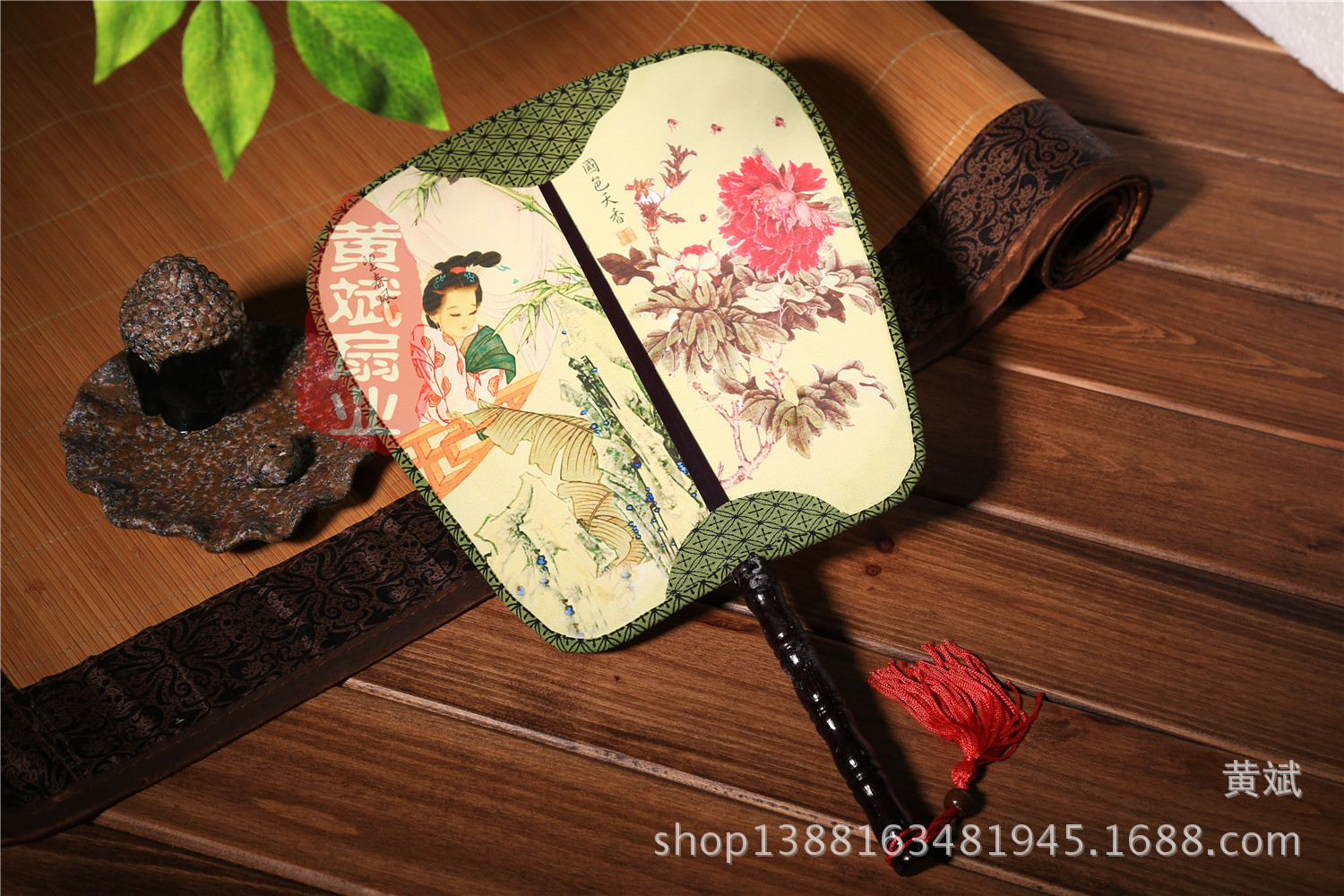 古典宫扇*古典舞蹈扇子*高级双面真丝宫扇*红楼梦*团扇*工艺扇详情17