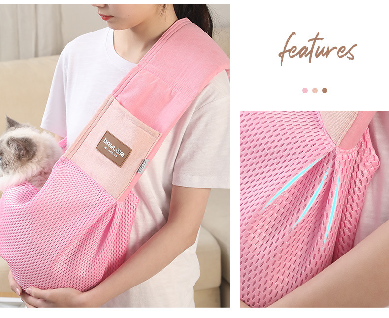 Cat bags, crossbody bags for going out, cat backpacks, pet bags, single-shoulder crossbody bags, cat and dog pet supplies manufacturer wholesale pic 11