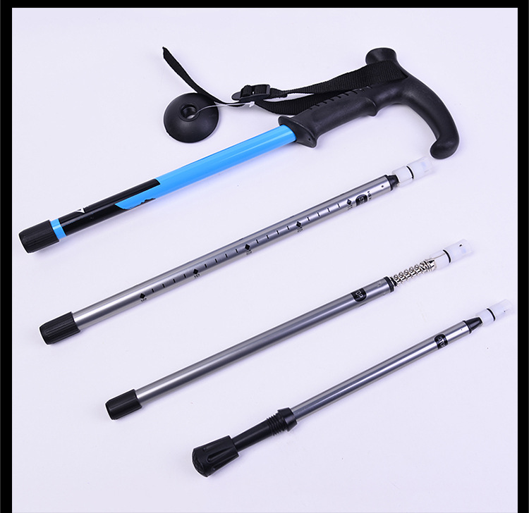 铝合金老K四节避震轻量级登山杖拐杖徒步双用手杖户外用品详情15