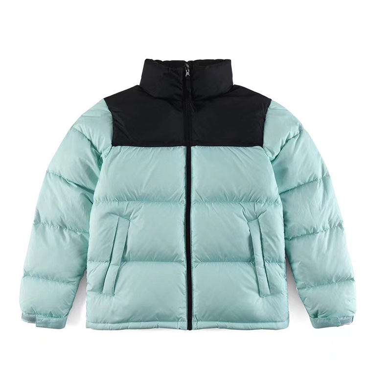 1996 hombre multicolor abajo chaqueta con capucha corto cuello de pie tendencia de moda casual cómodo abrigo 23 años venta caliente pic 4