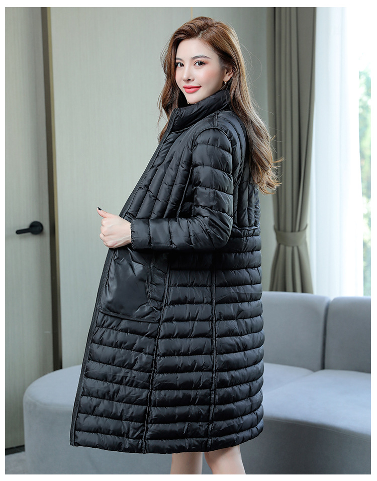 A mid-length cotton-padded jacket for women, 2020 winter new style Korean large-sized slim-fit down cotton-padded jacket, one piece consignment pic 17