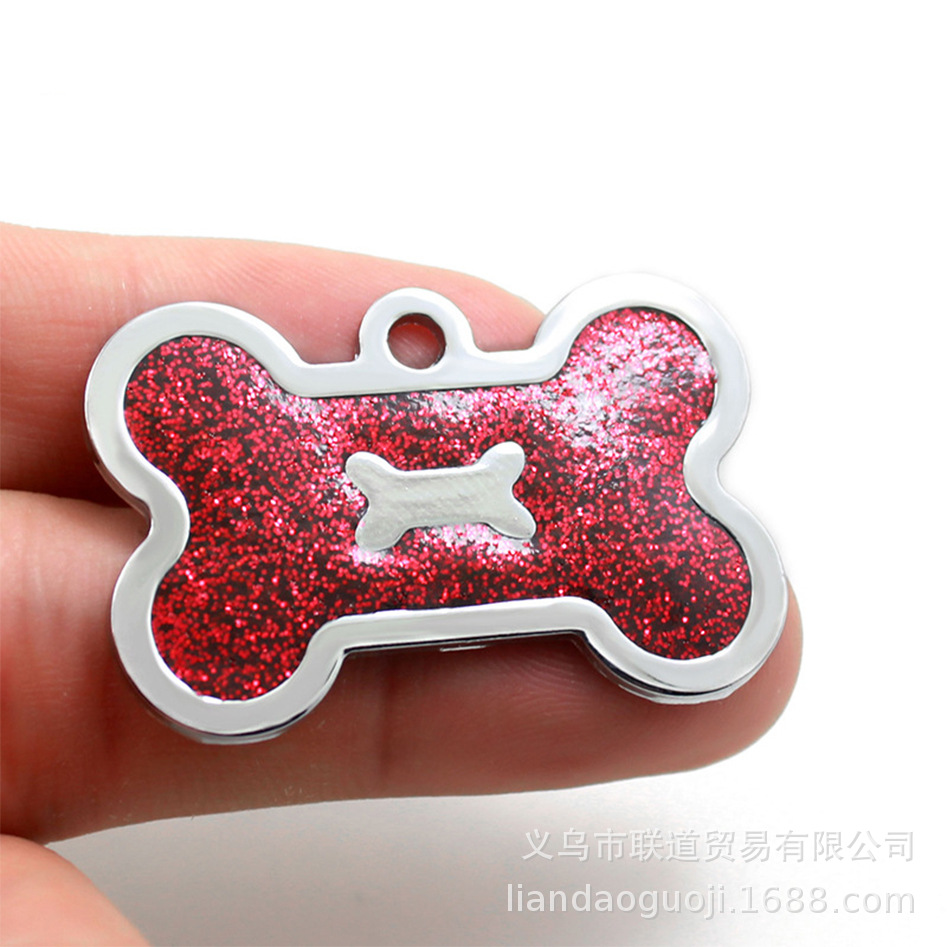 HC535 manufacturer has 10-color bright pink dog bones in stock and supplies metal pet tags, pendants and dog tags pic 35