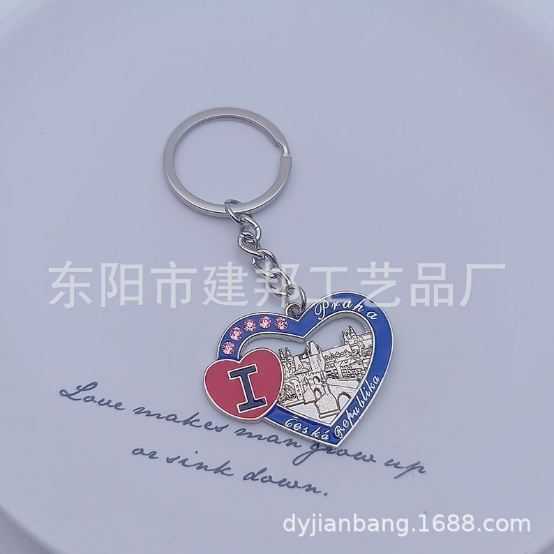 厂家直销法国运动会埃菲尔铁塔凯旋门红磨坊圣母院白教堂旅游工艺品巴黎纪念品金属冰箱贴详情22