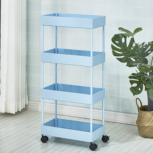 Simple five-layer ironwork kitchen storage rack, floor-standing multi-layer storage rack, adjustable multi-functional household storage wonder pic 5