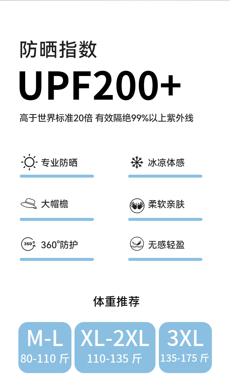 Summer outdoor UPF200+ sun-protective clothing, UV-resistant natural yarn sun-protective clothing for women, thin ice silk sun-protective clothing pic 5